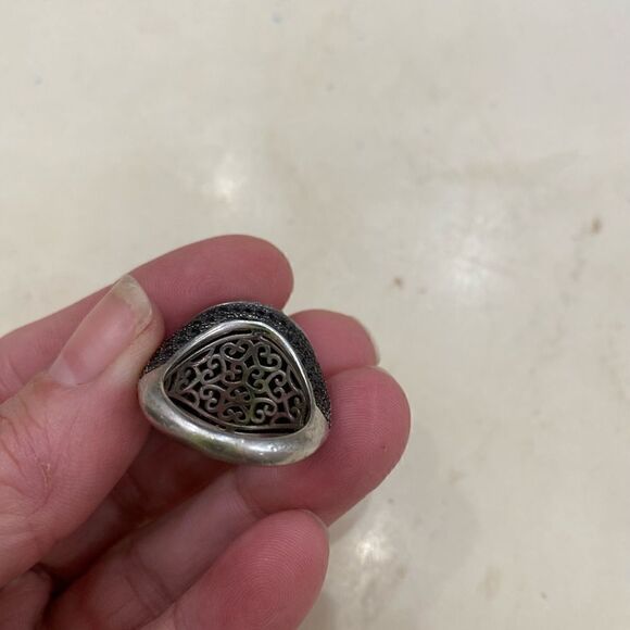 black spinel 925 ring size 9 - Picture 9 of 9